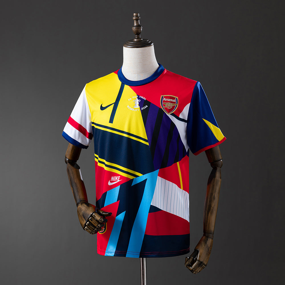Camiseta retro del Arsenal edición aniversario 2014