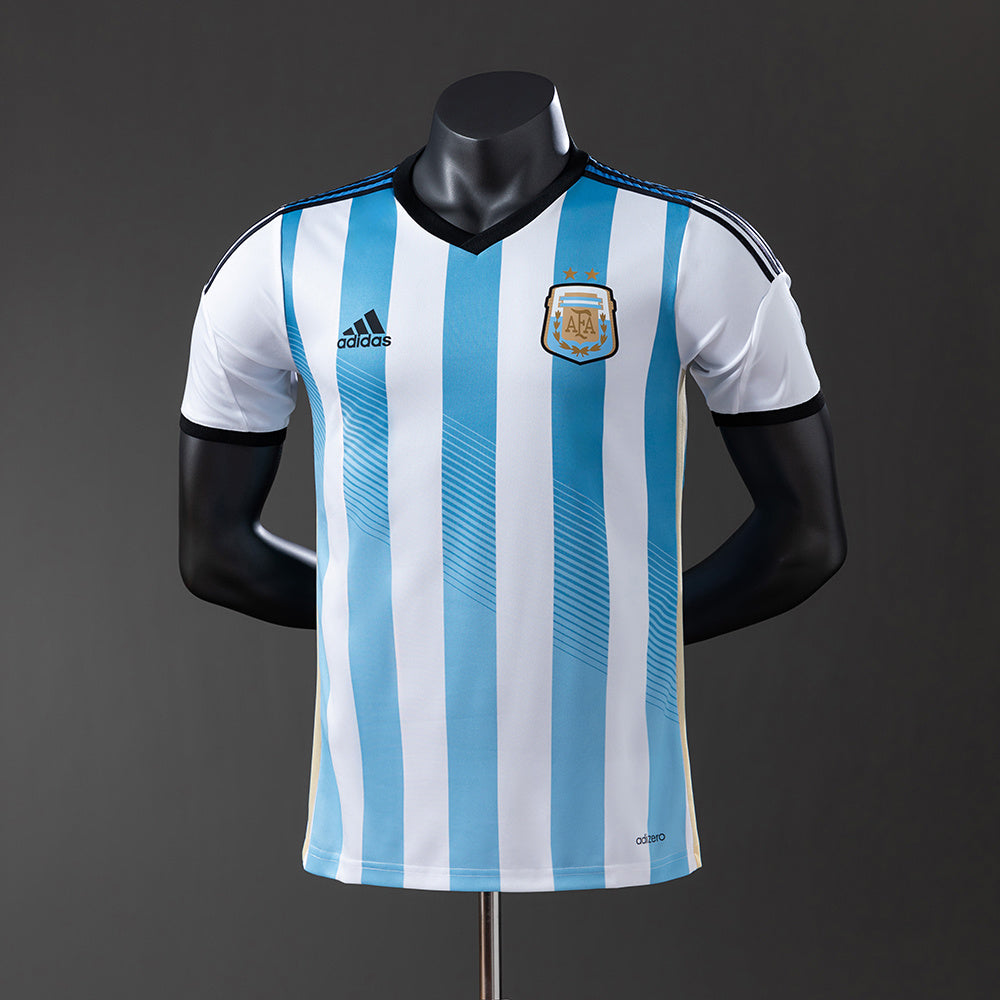 Camiseta retro de local de Argentina 2014