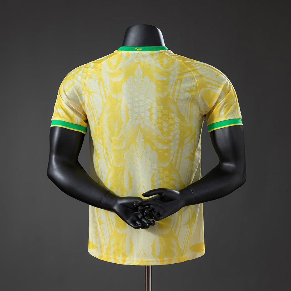Camiseta amarilla de edición especial para el Mundial de Brasil 2026 - Versión jugadora