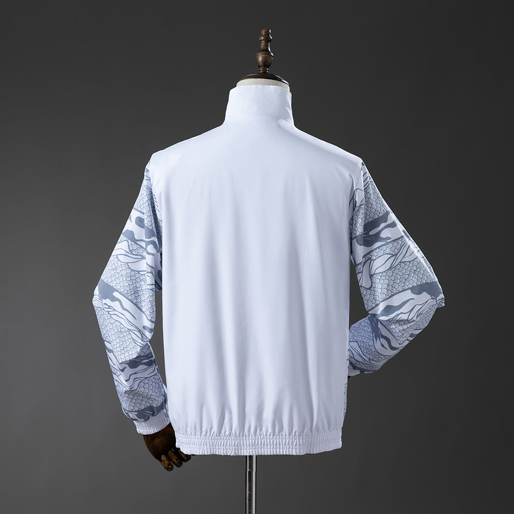 Chaqueta cortavientos reversible del Manchester City - Blanco y verde menta