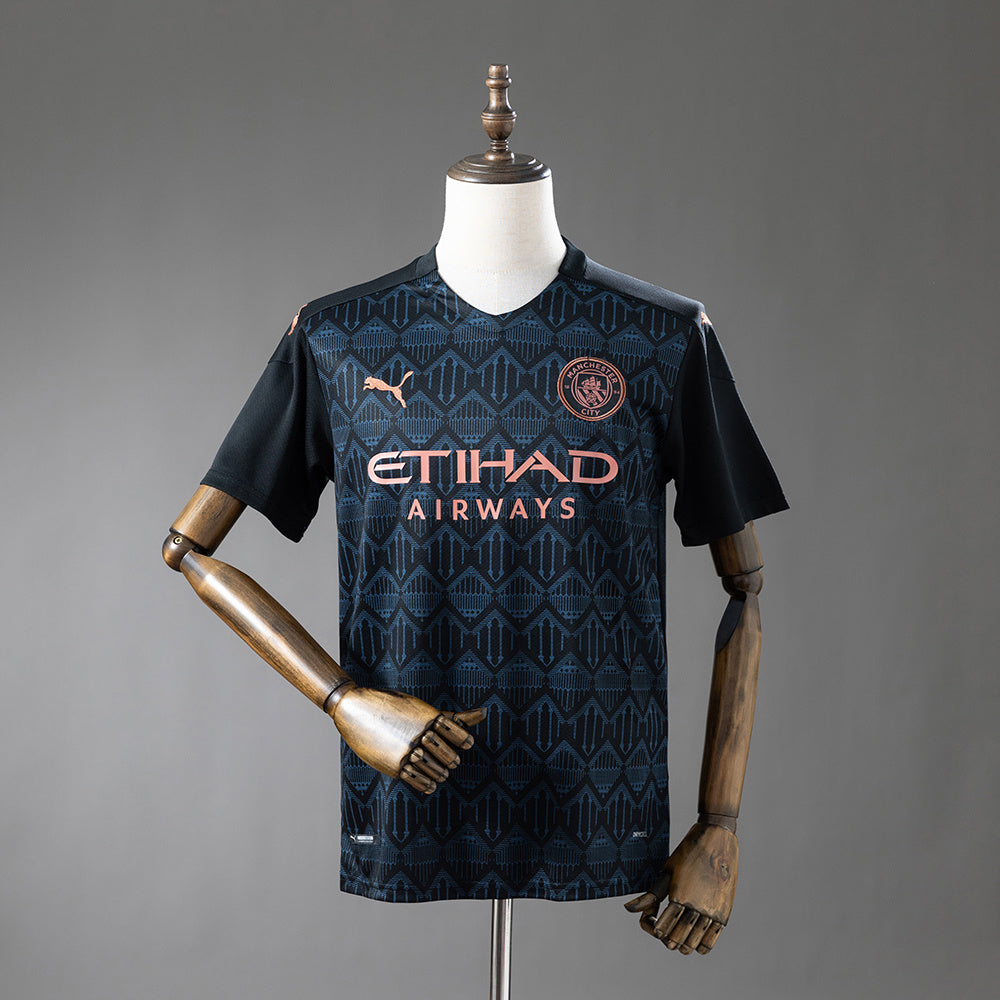 Camiseta retro visitante del Manchester City 20/21