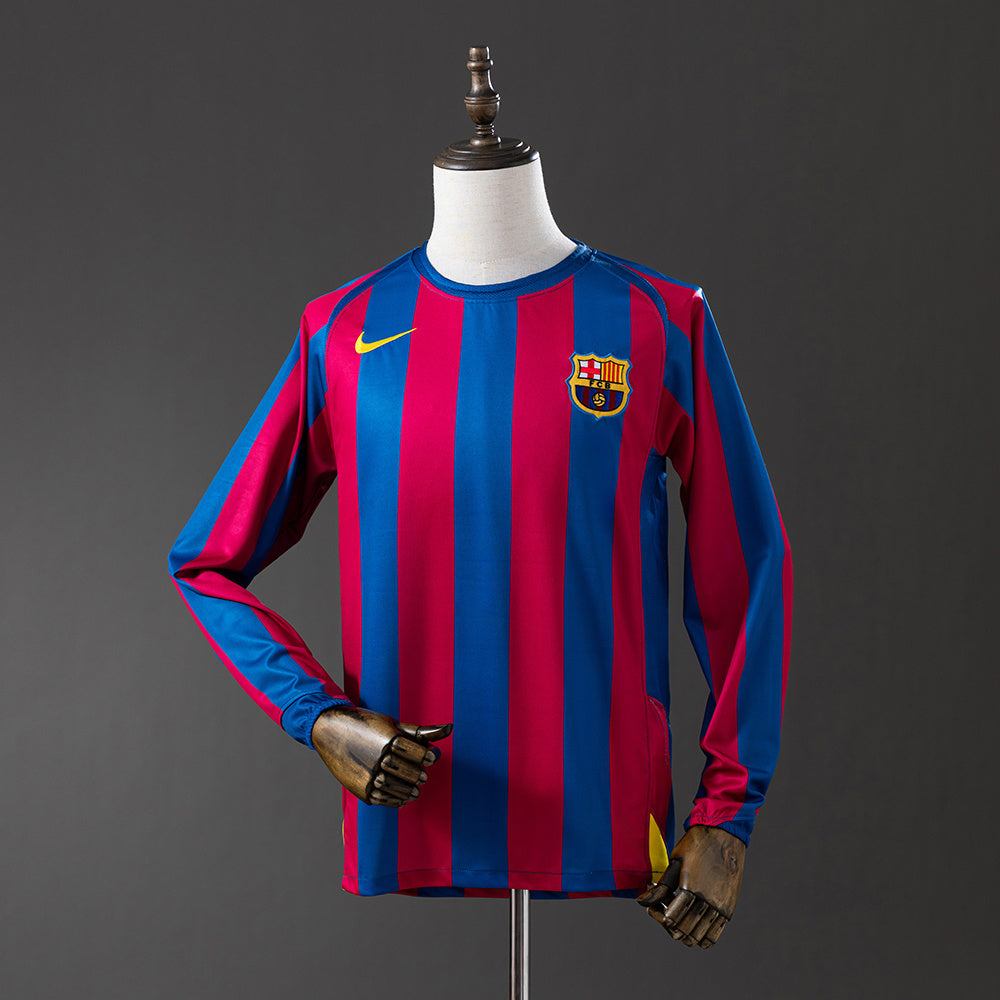 Camiseta retro de manga larga del Barcelona 05/06