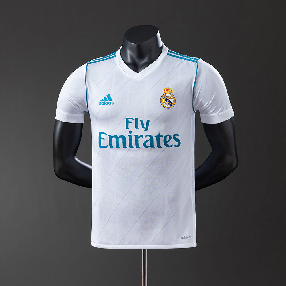 Camiseta retro del Real Madrid 17/18, versión jugador