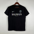 Camiseta de algodón PSG 23/24 negra