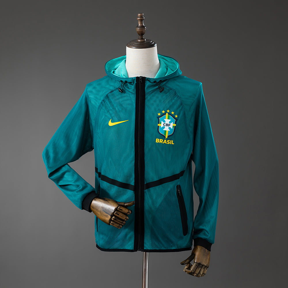 Chaqueta de fútbol para hombre Brasil 2026 Himno Nacional