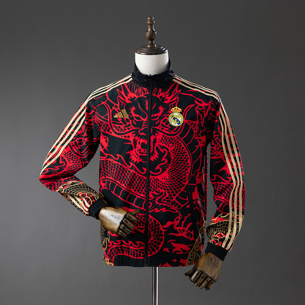 Chaqueta cortavientos reversible del Real Madrid - Rojo & Heiss