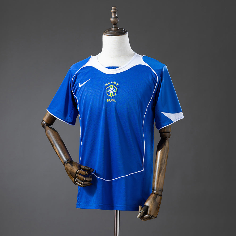 Camiseta retro de visitante de Brasil 2004/06
