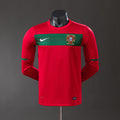 Camiseta de local de manga larga retro versión jugador de Portugal 2010