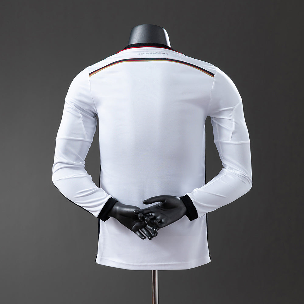 Camiseta retro de manga larga de la selección alemana de 2014, versión jugador