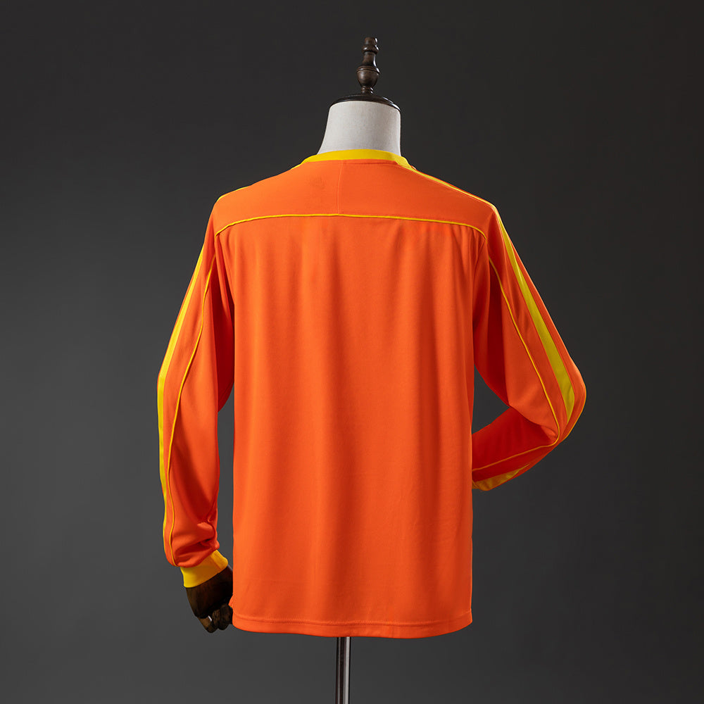 Camiseta retro de manga larga para portero de Brasil 1998