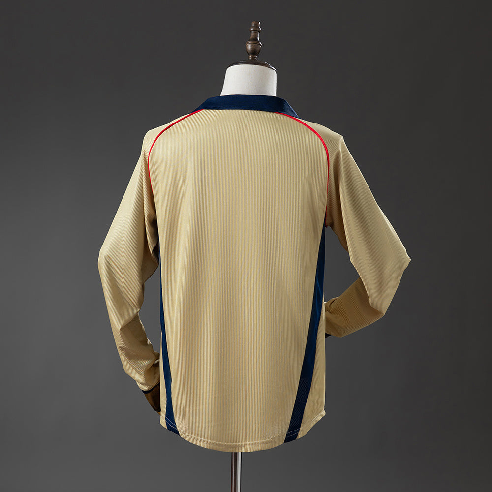 Camiseta retro de manga larga del Arsenal 01/02 (visitante)
