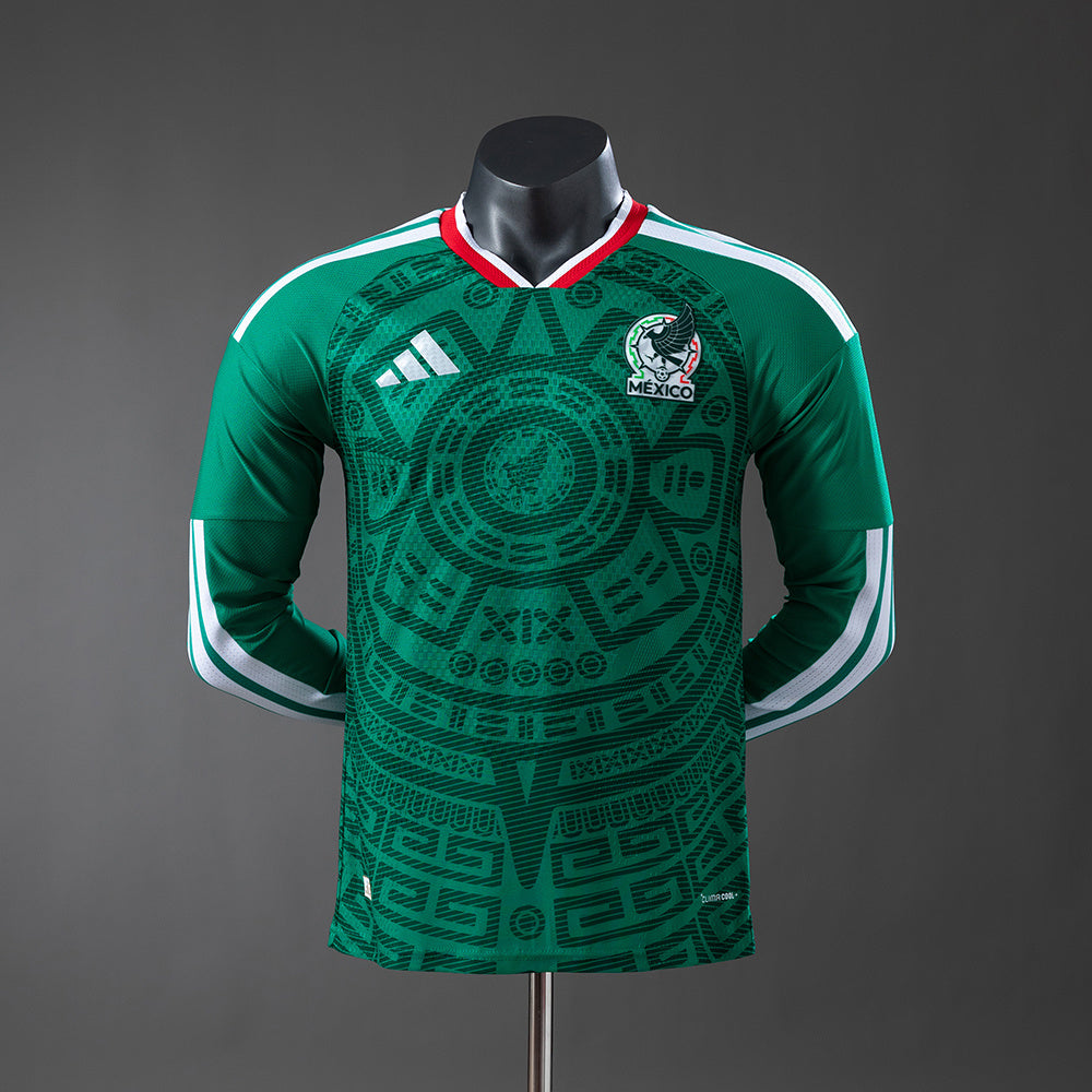 Camisetas de manga larga para la selección mexicana de 2026 (versión jugadora)