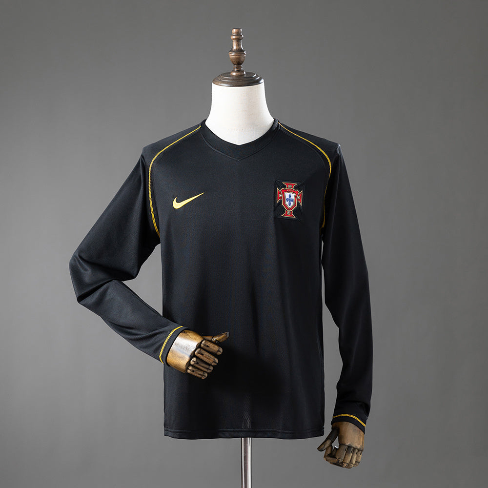 Camiseta retro de manga larga de Portugal 2006 (visitante)