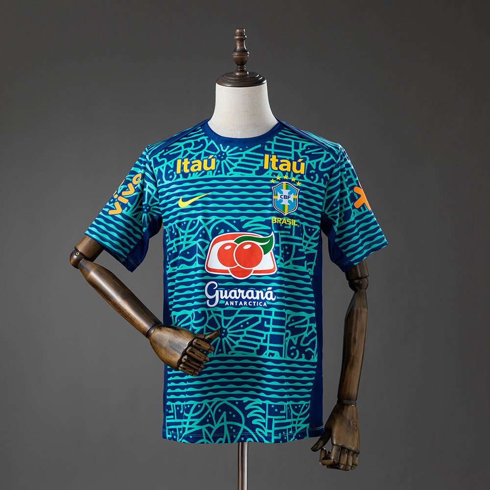 Camiseta de prepartido de Brasil 24/25
