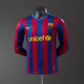 Camiseta retro de manga larga del Barcelona 09/10, versión jugador