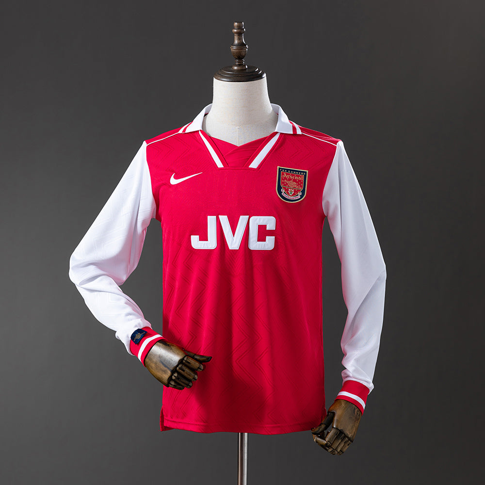 Camiseta retro de manga larga del Arsenal 96/97