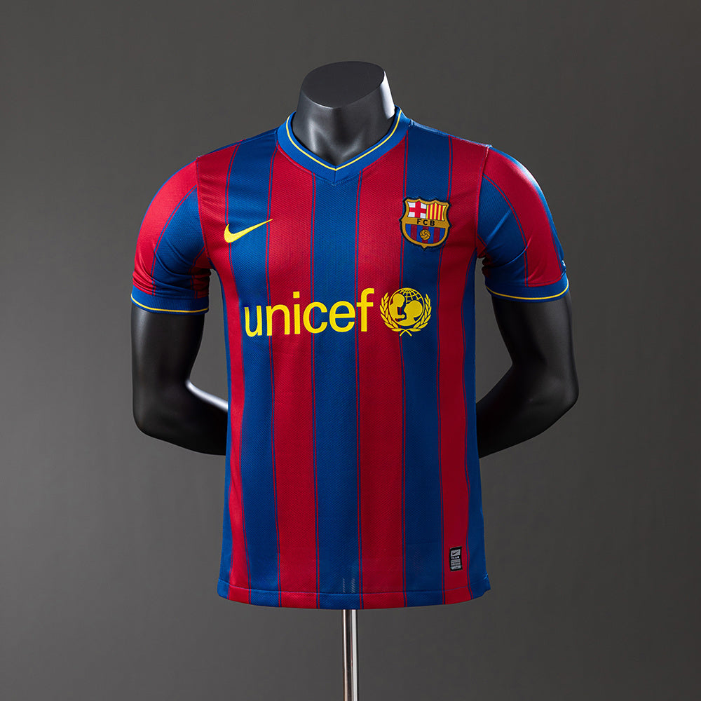 Camiseta retro del Barcelona 09/10, versión jugador local