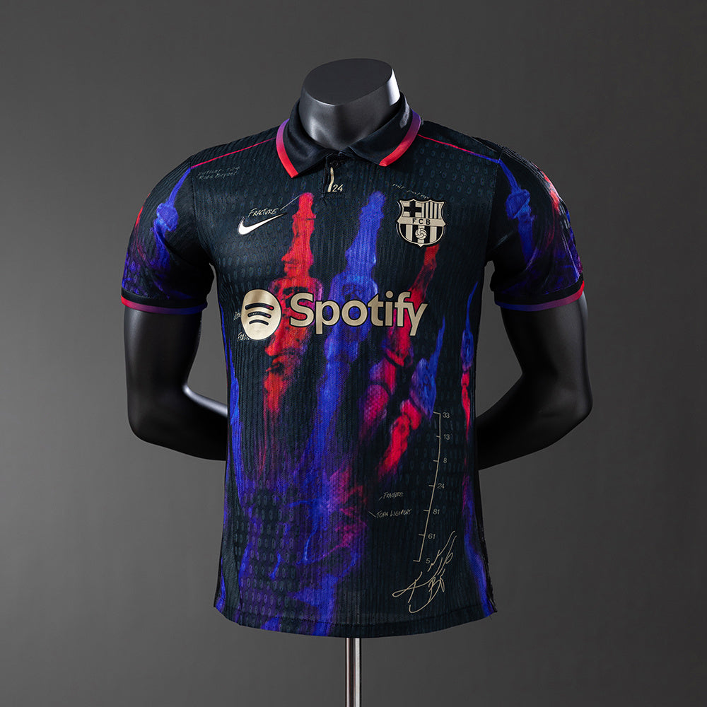 Camiseta negra de edición especial del Barcelona 25/26, versión jugador