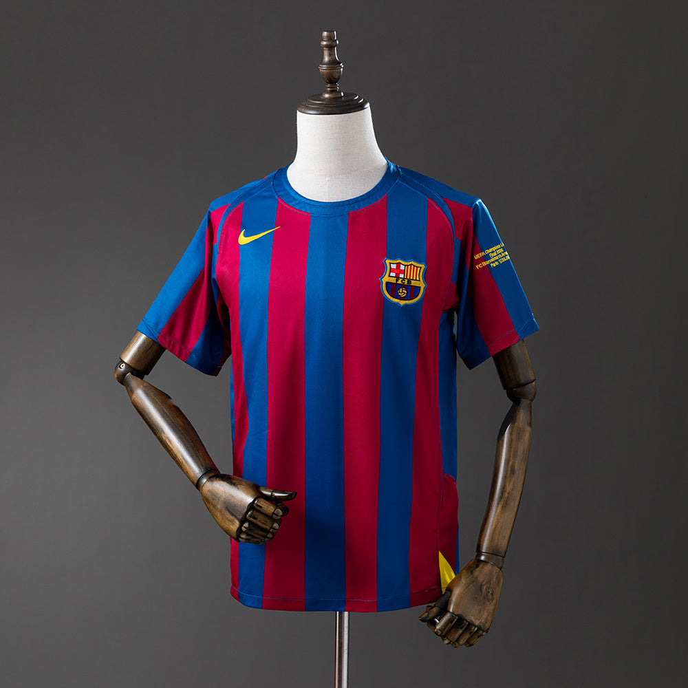 Camiseta retro del Barcelona 05/06 (Edición UEFA Champions League)