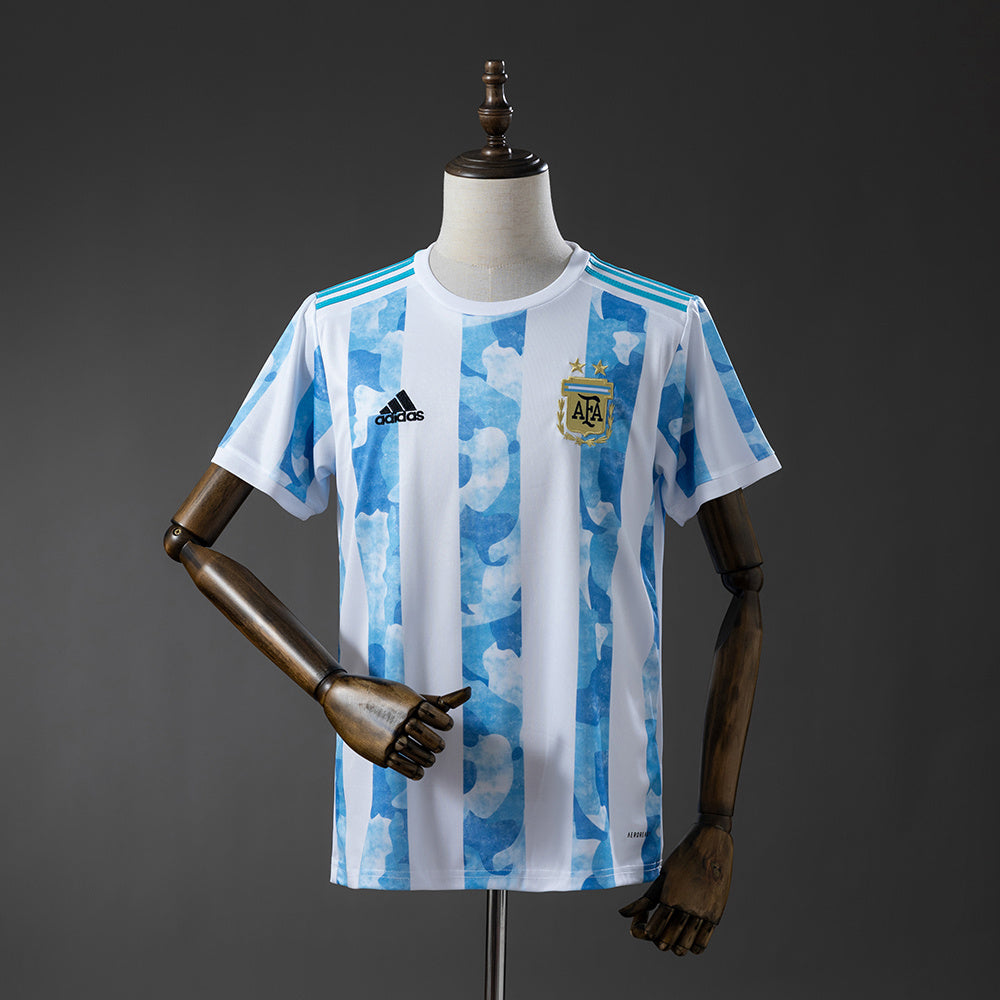 Camiseta retro de local de Argentina 2021