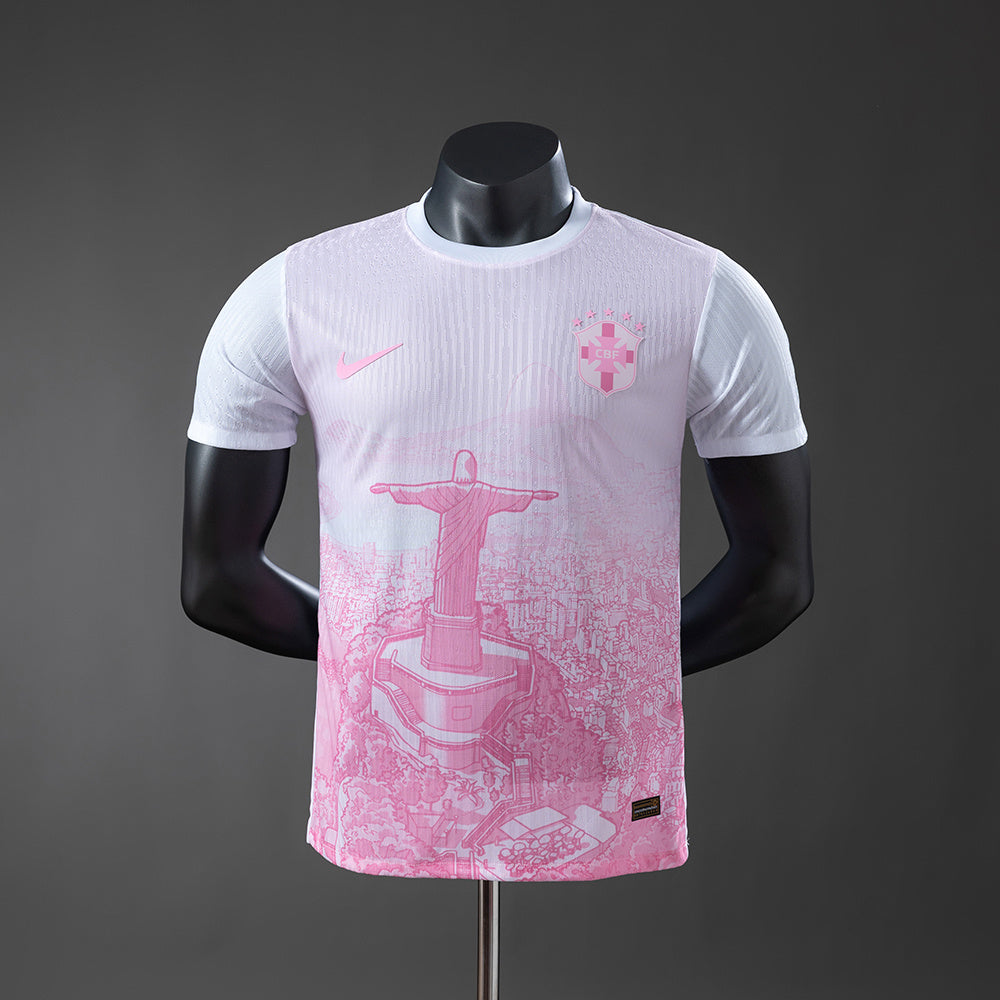 Brasil 2025 Edición Especial - Camiseta rosa versión jugadora