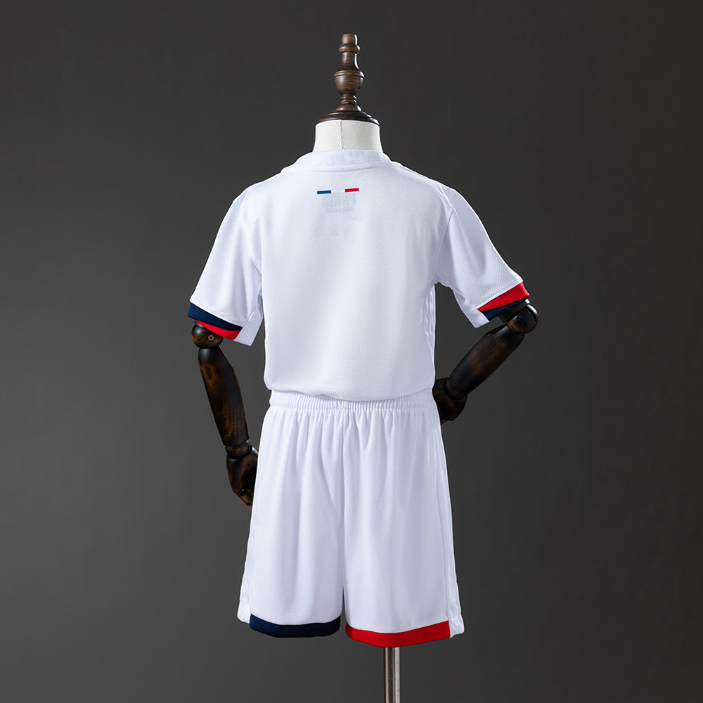 Camiseta infantil del PSG de visitante, temporada 24/25