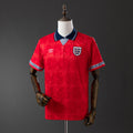 Camiseta retro de visitante de Inglaterra 1990