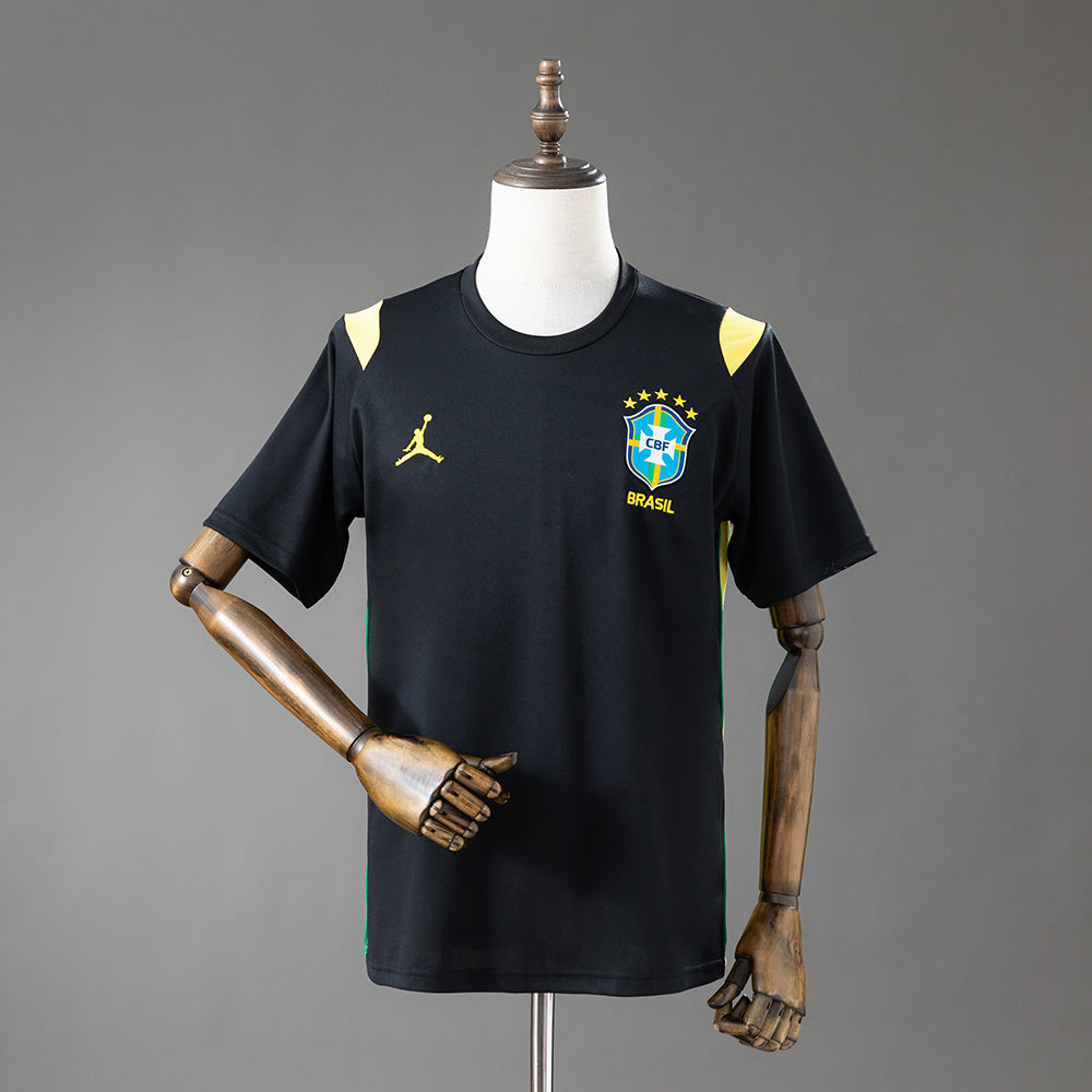 Camiseta de entrenamiento Jordan Brand de Brasil - Negra