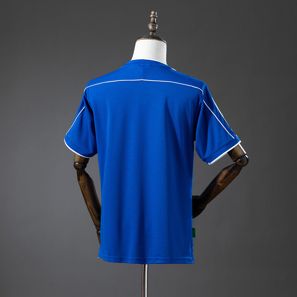 Camiseta retro de visitante de Brasil 1998