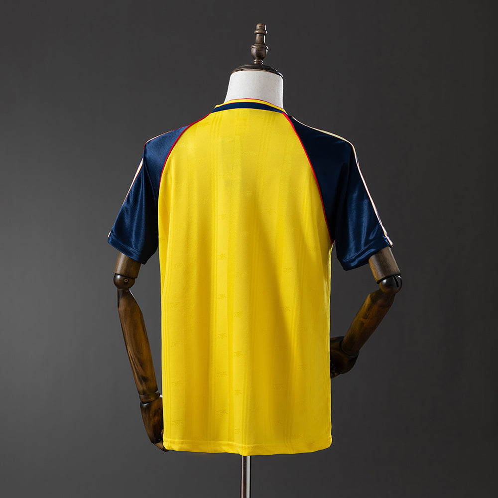 Camiseta retro del Arsenal de visitante de la temporada 88/89