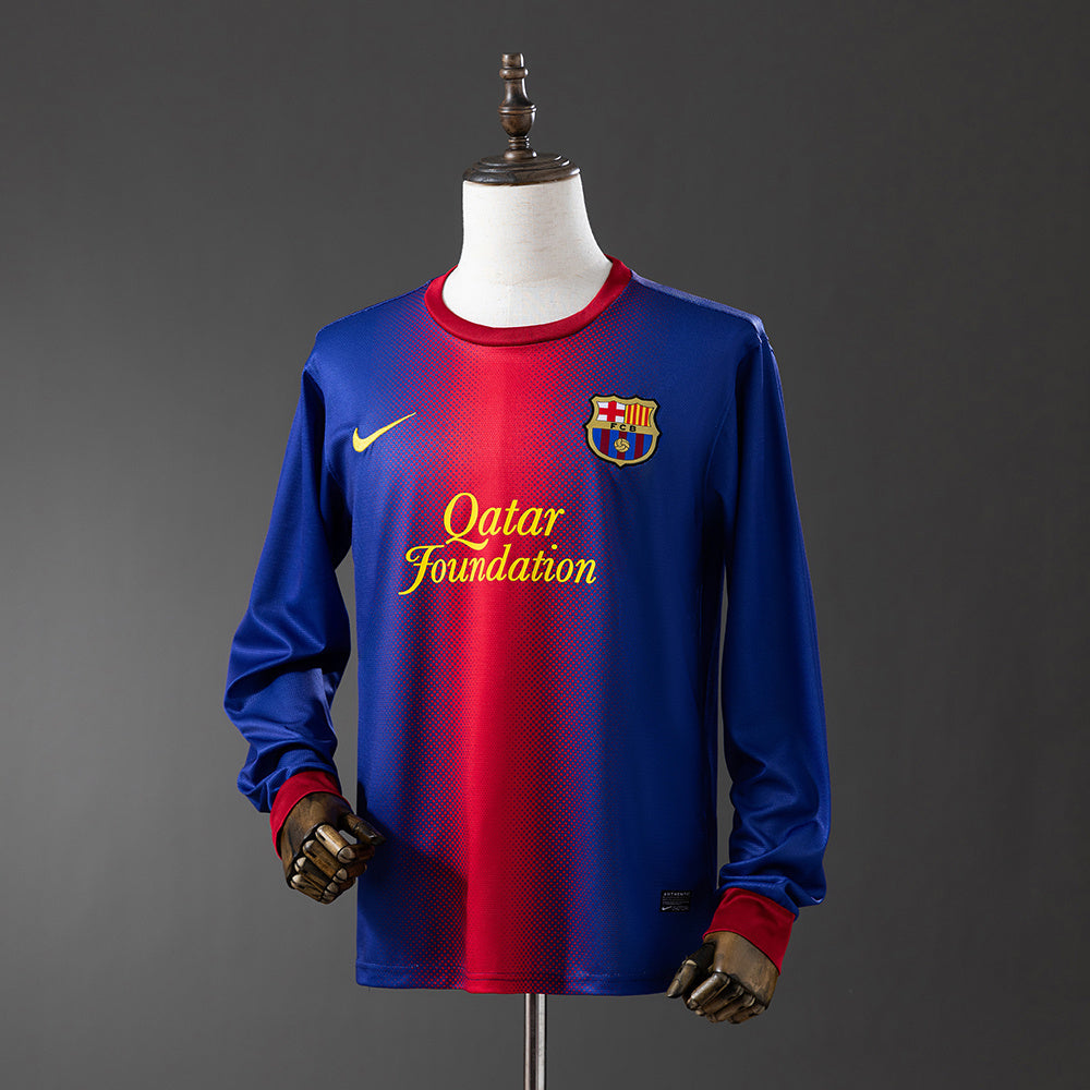 Camiseta retro de manga larga del Barcelona 12/13