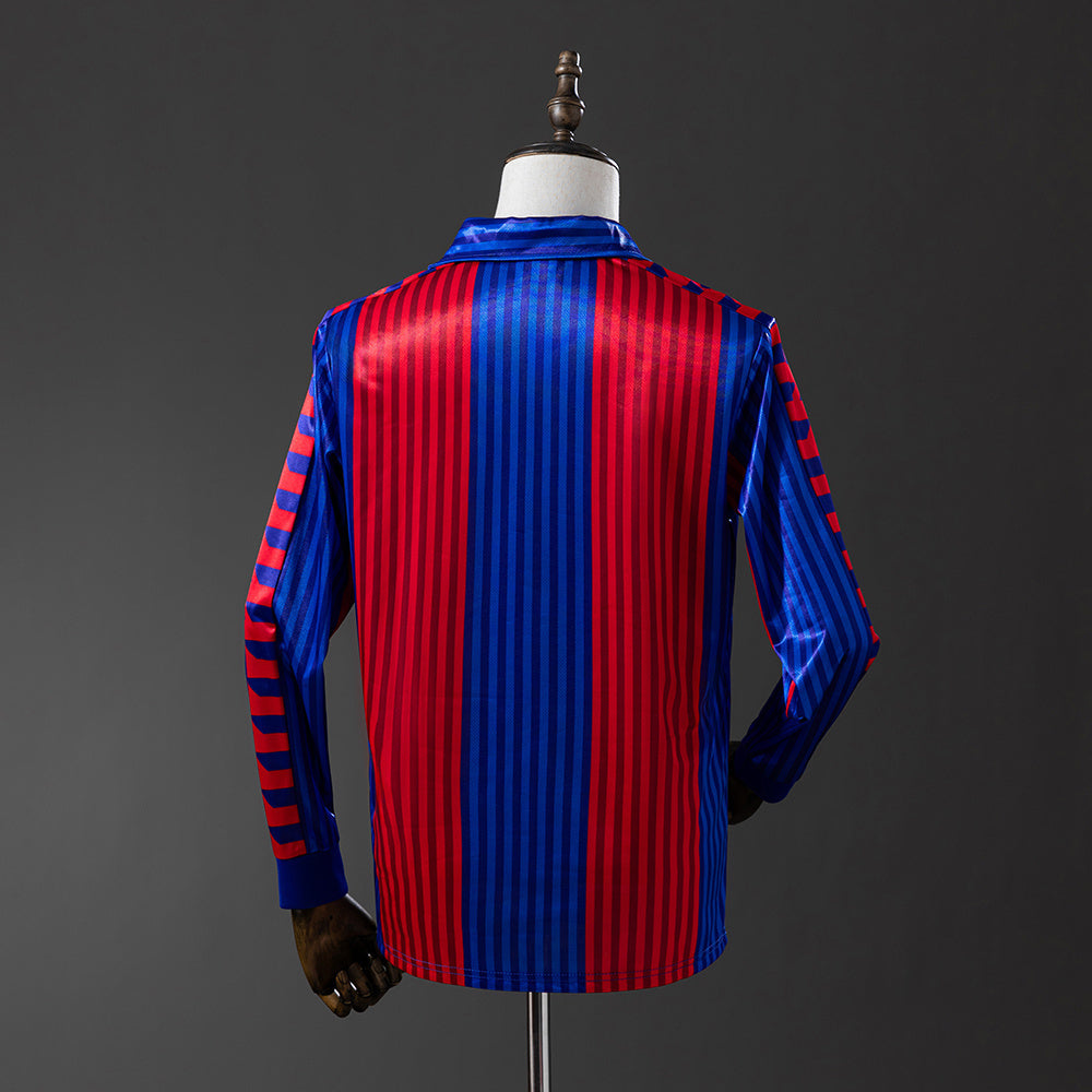 Camiseta retro de manga larga del Barcelona 1992