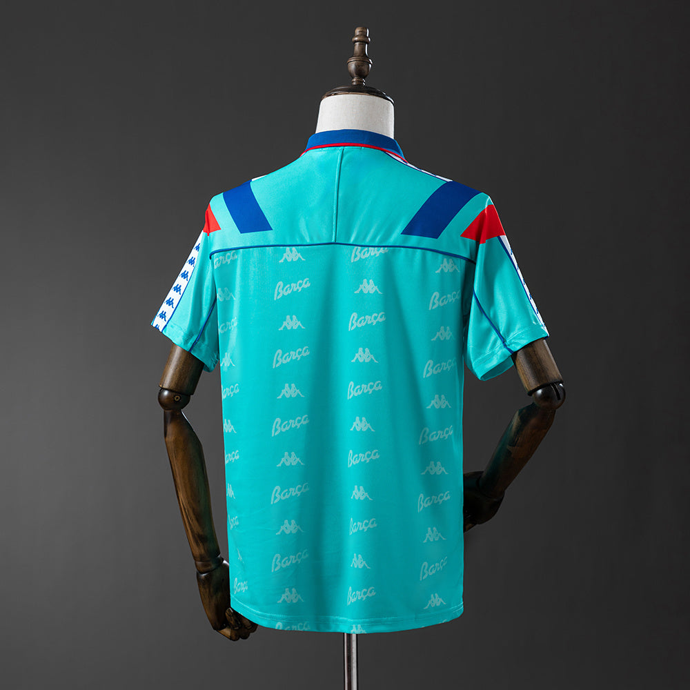 Camiseta retro del Barcelona de visitante 92/95