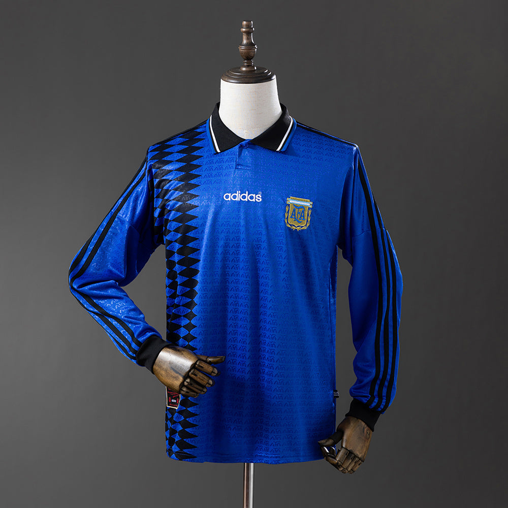 Camiseta retro de manga larga de Argentina 1994