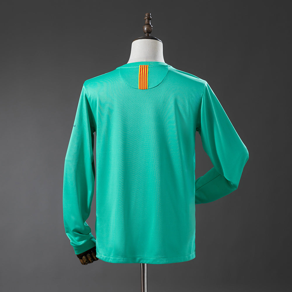 Camiseta retro de manga larga del Barcelona 10/11 (visitante)
