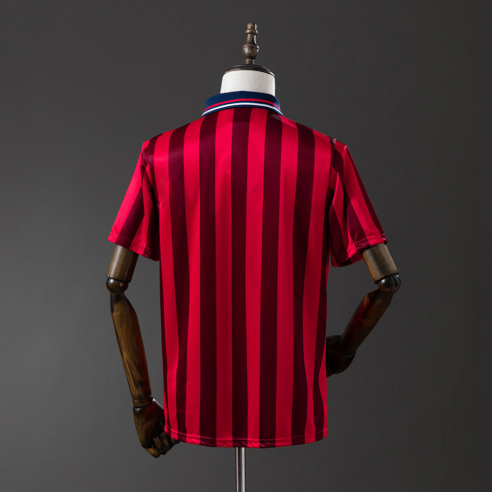 Camiseta retro de visitante de Inglaterra de 1998