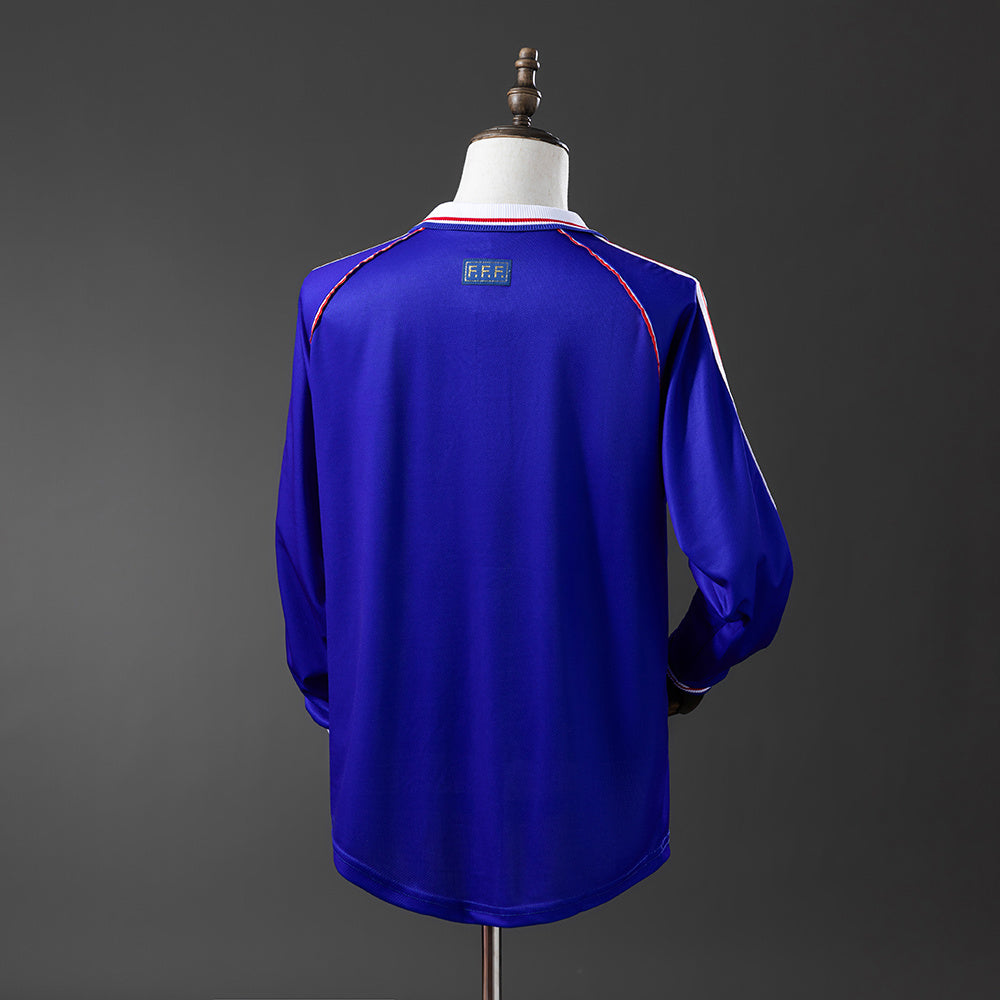 Camiseta retro de manga larga de Francia 1998 (local)