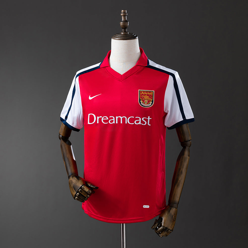 Camiseta retro del Arsenal 01/02 (local)