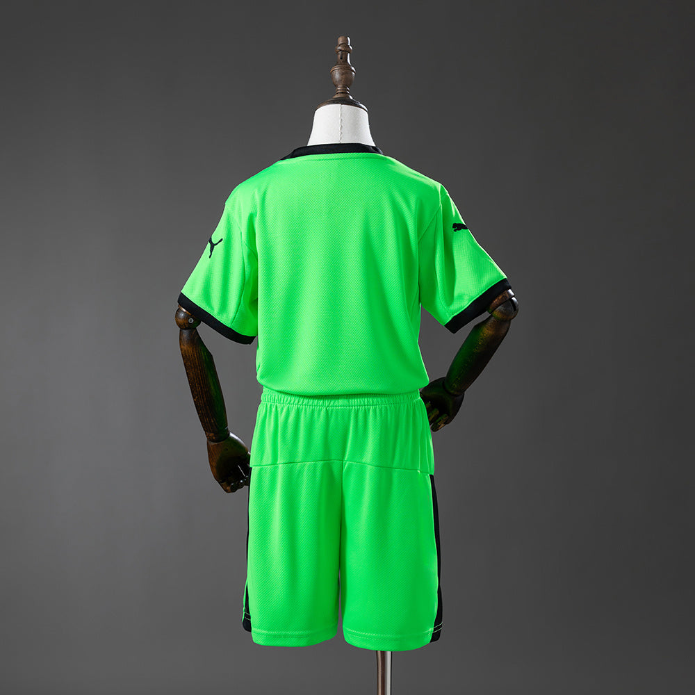 Camiseta infantil verde fluorescente de Portugal 2026