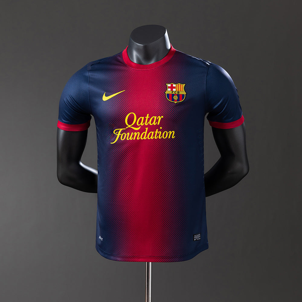 Camiseta retro del Barcelona 12/13, versión jugador local