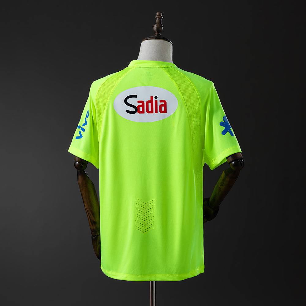 Traje de entrenamiento brasileño verde fluorescente