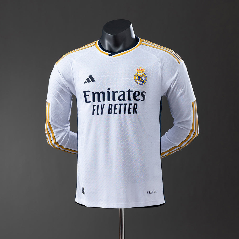 Camiseta de manga larga del Real Madrid 23/24, versión jugador