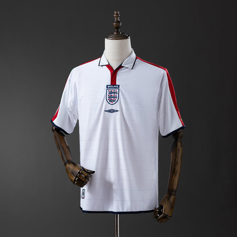 Camiseta Retro de Inglaterra 2004 para casa,