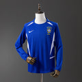 Camiseta retro de manga larga de la selección brasileña 2002 (visitante)