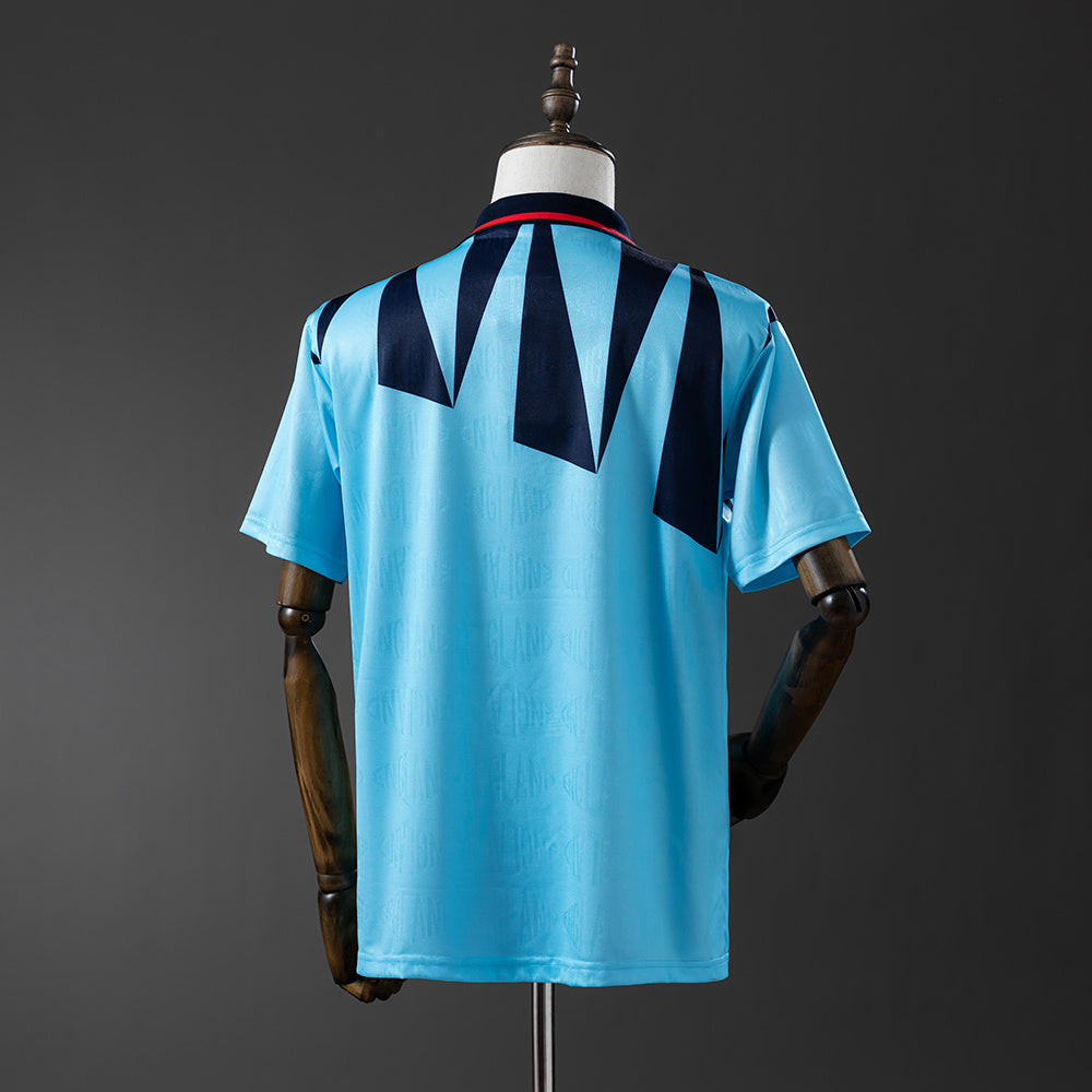 Camiseta retro de Inglaterra de 1992, tercera equipación visitante