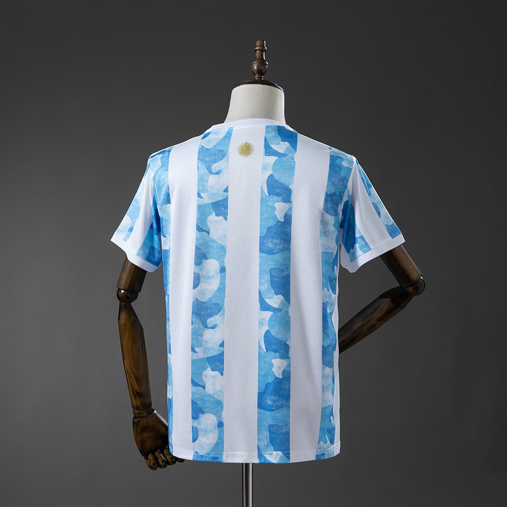 Camiseta retro de local de Argentina 2021