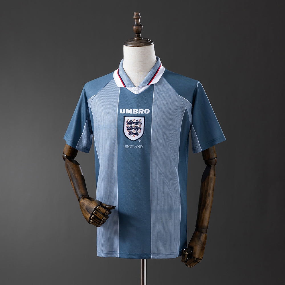 Camiseta retro de Inglaterra de visitante de 1996