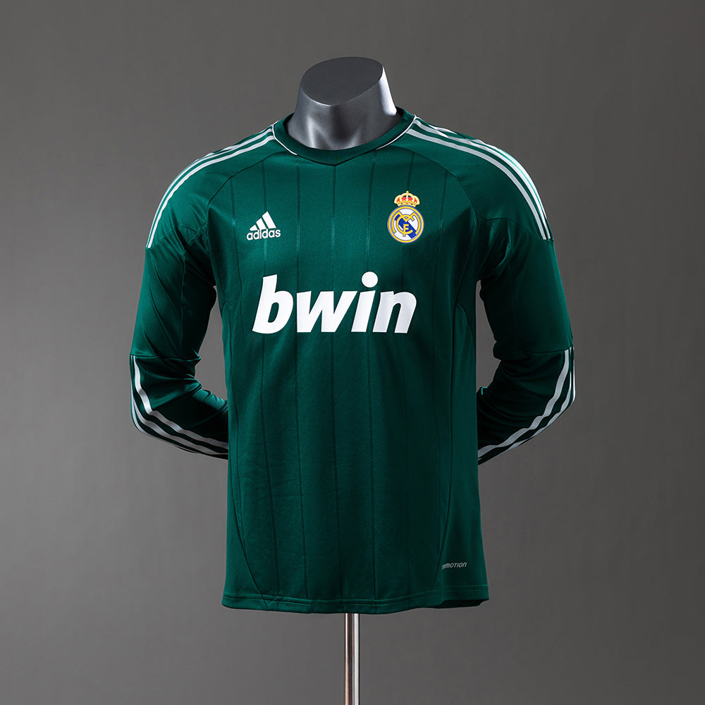 Camiseta retro de manga larga del Real Madrid 12/13, versión jugador