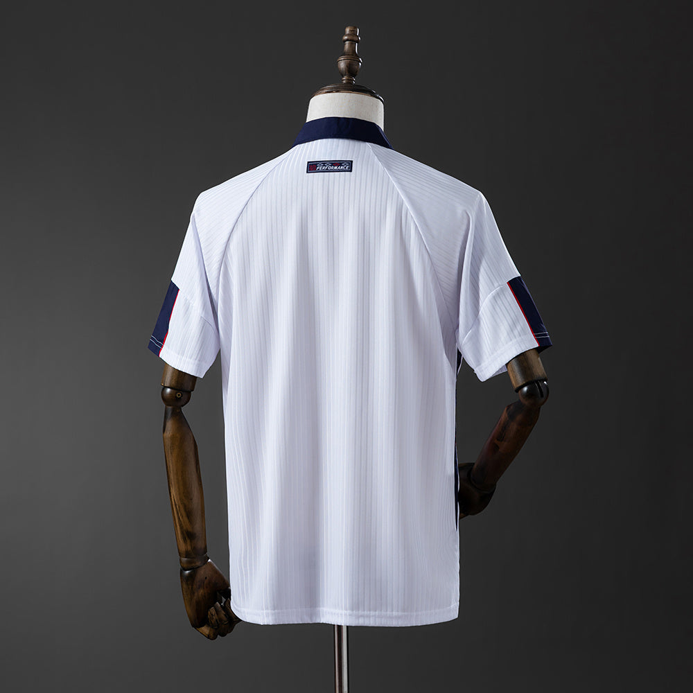 Camiseta retro de Inglaterra de 1998
