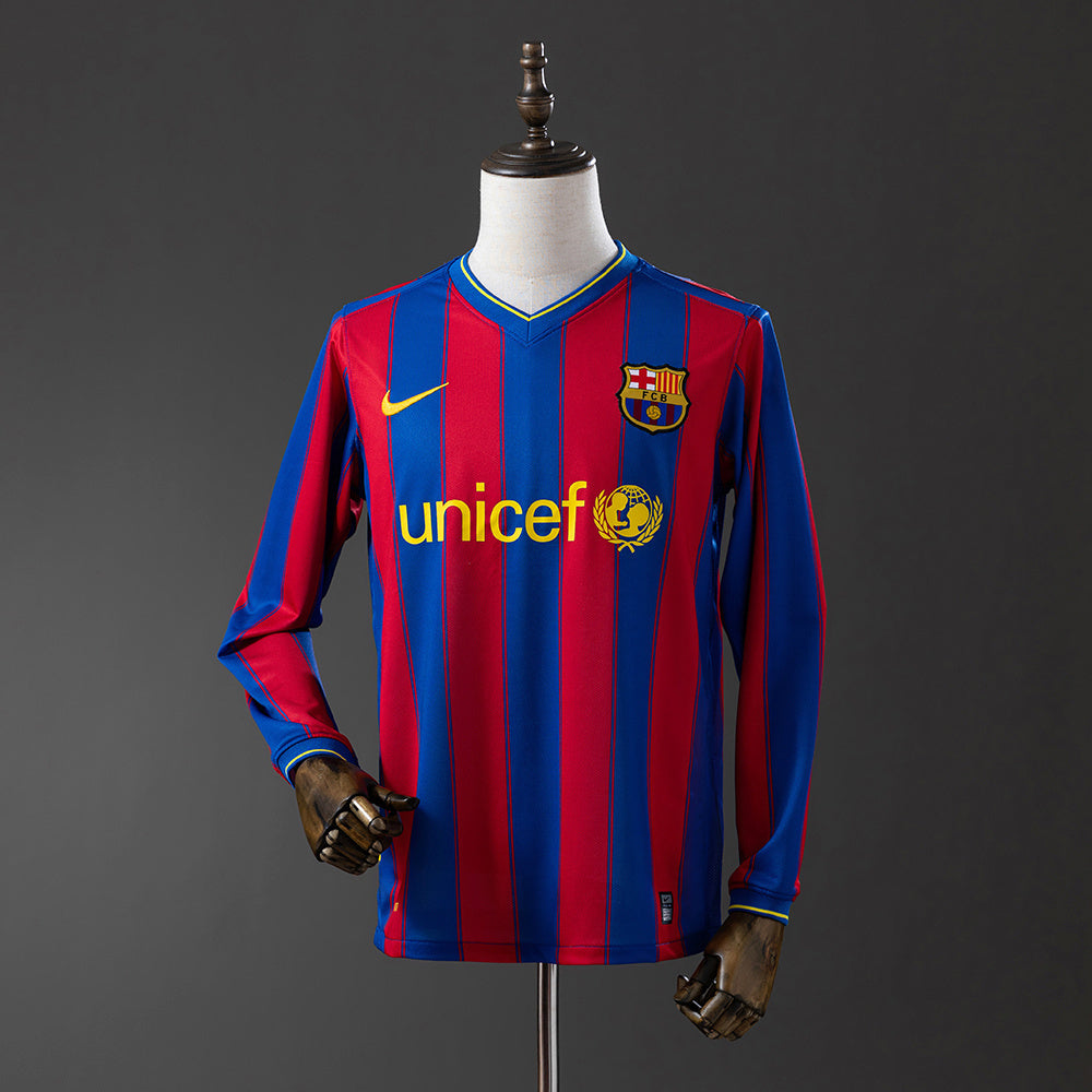 Camiseta retro de manga larga del Barcelona 09/10